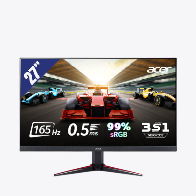 ASUS TUF GAMING VG27VQ LCD Monitor (1920 x 1080/VA/165Hz/1 ms/FreeSync)